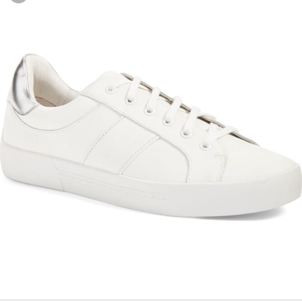 Joie White Dakota Sneakers w Silver 39.5